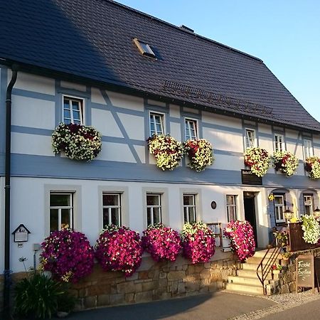 Gasthof Zur Hoffnung Hinterhermsdorf Exterior foto